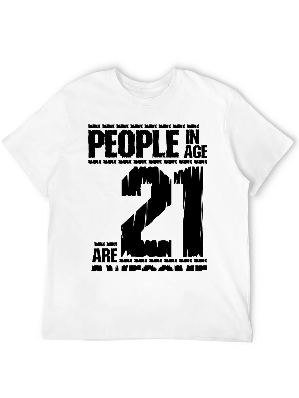 Awesome 21 Year Old Birthday Gift T-Shirt