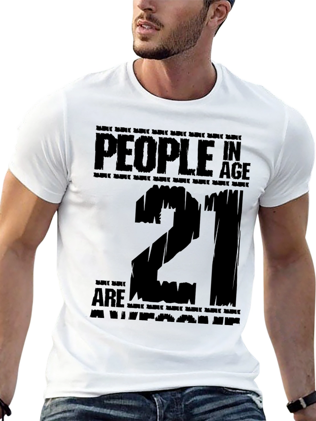Awesome 21 Year Old Birthday Gift T-Shirt