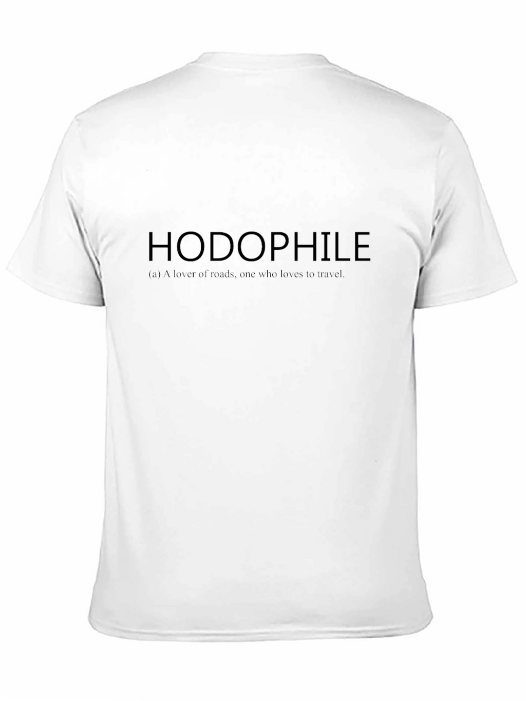 Hodophile Travel Lover Black T-Shirt