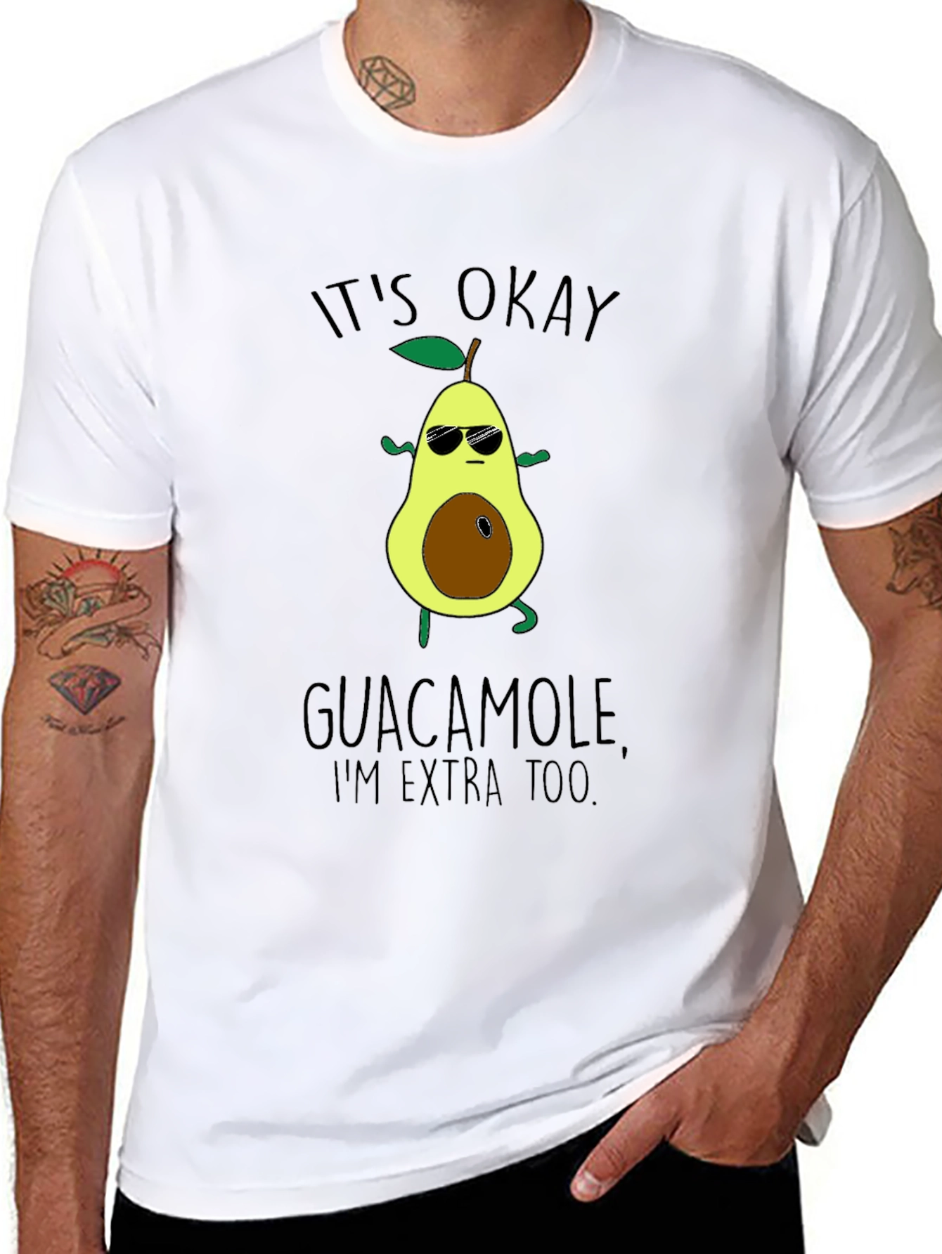 Funny Avocado Graphic T-Shirt