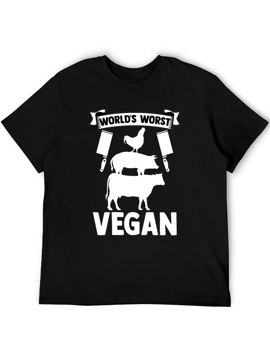 Worlds Worst Vegan Graphic Tee