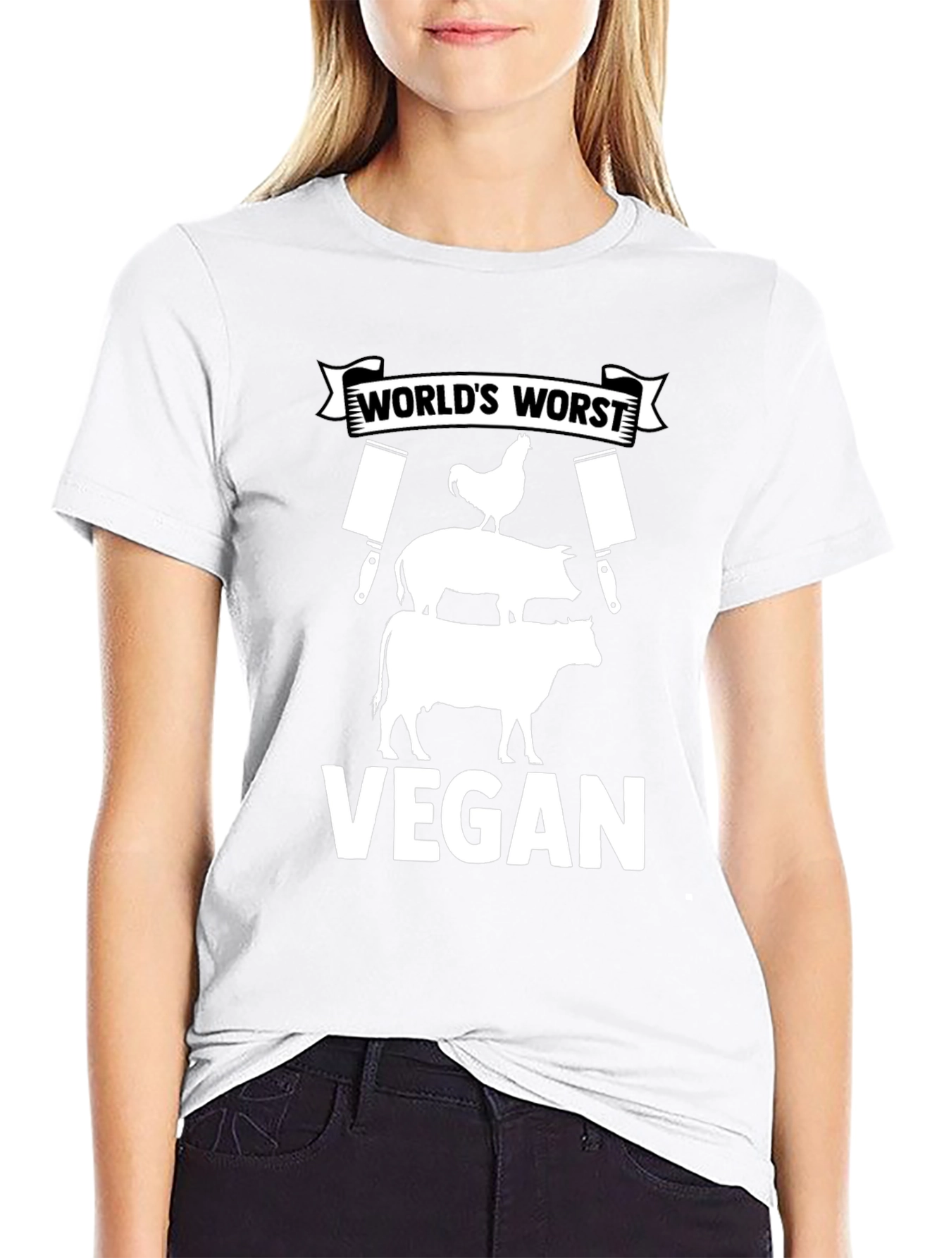 Worlds Worst Vegan Graphic Tee