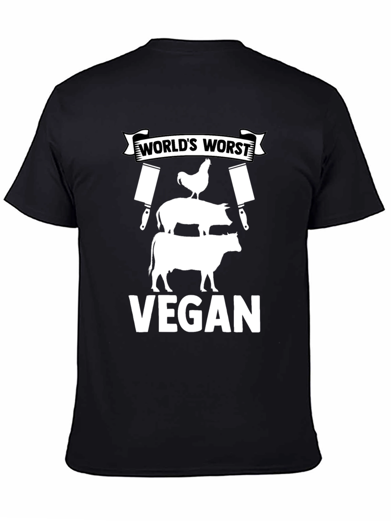 Worlds Worst Vegan Graphic Tee
