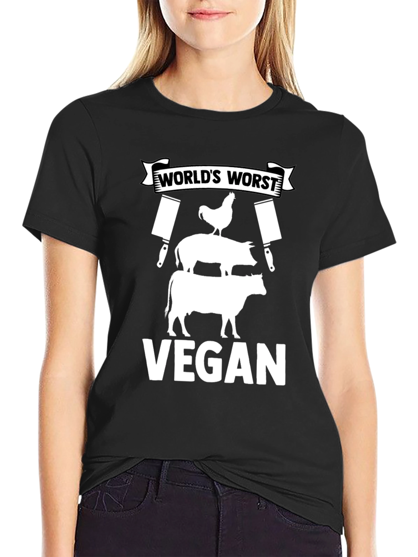 Worlds Worst Vegan Graphic Tee
