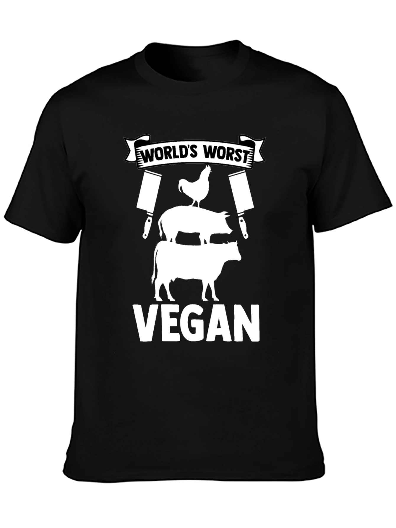 Worlds Worst Vegan Graphic Tee