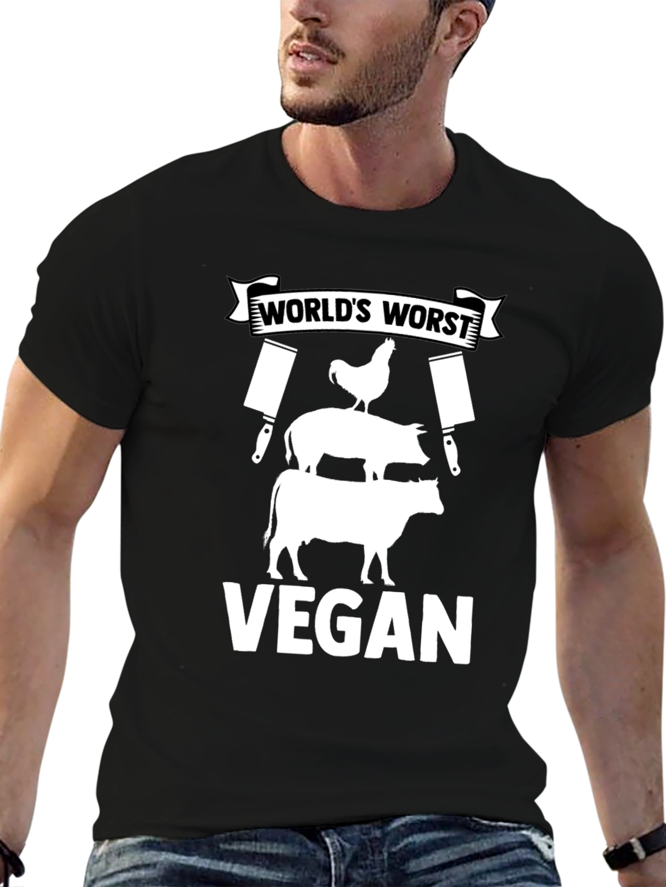 Worlds Worst Vegan Graphic Tee