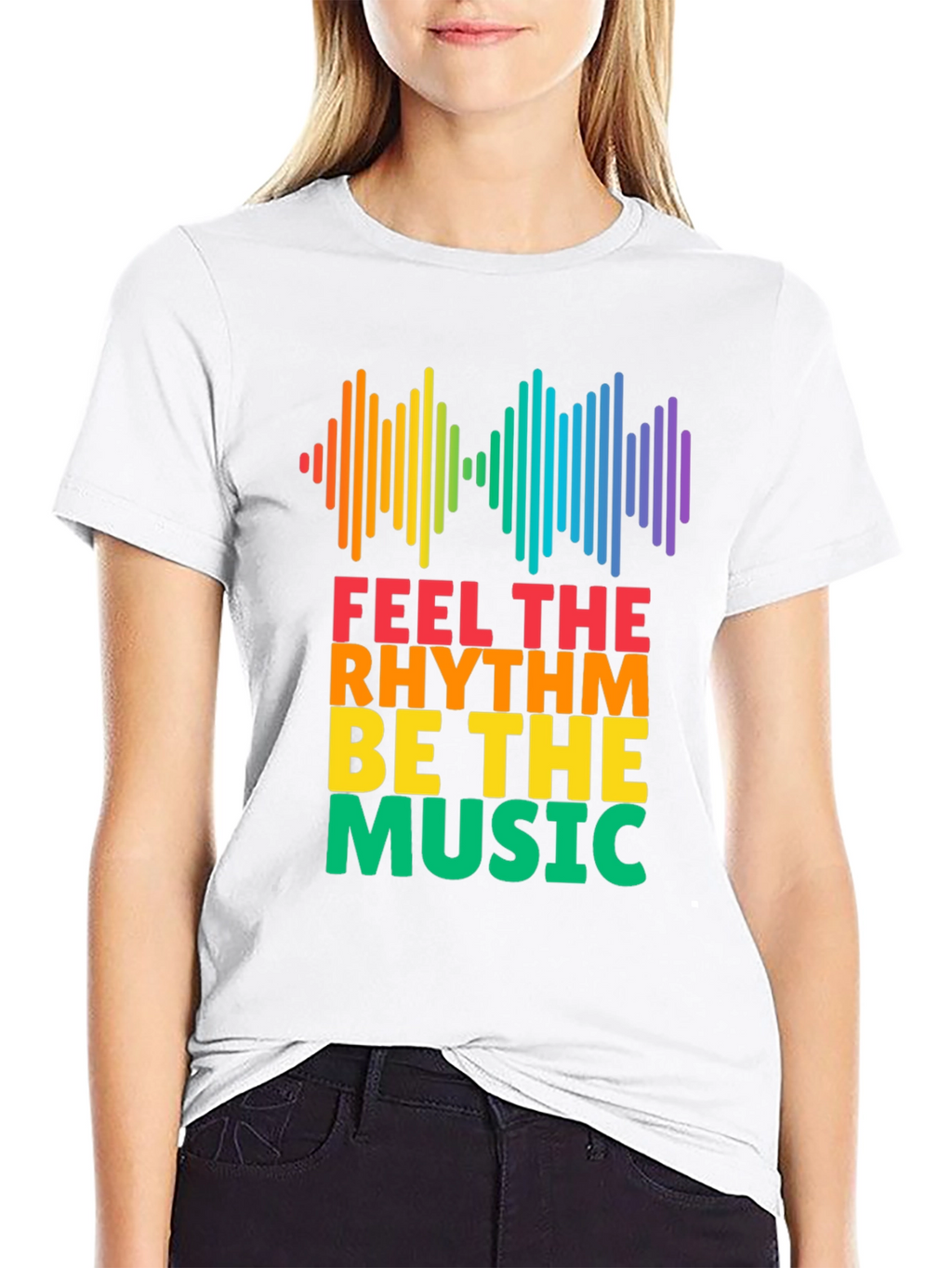 Feel The Rhythm Music T-Shirt