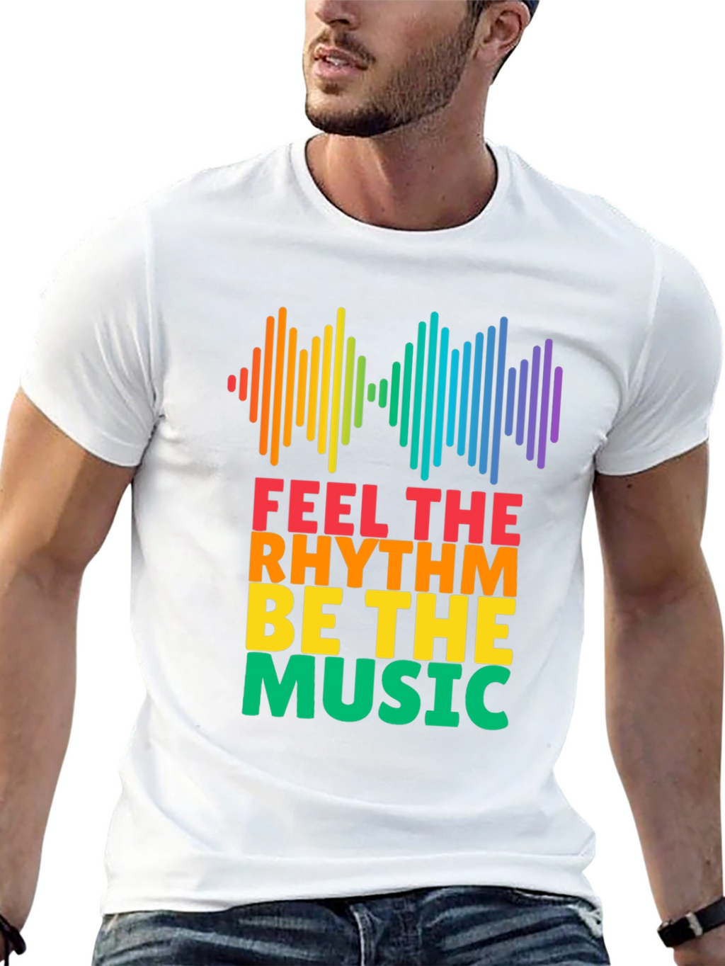 Feel The Rhythm Music T-Shirt