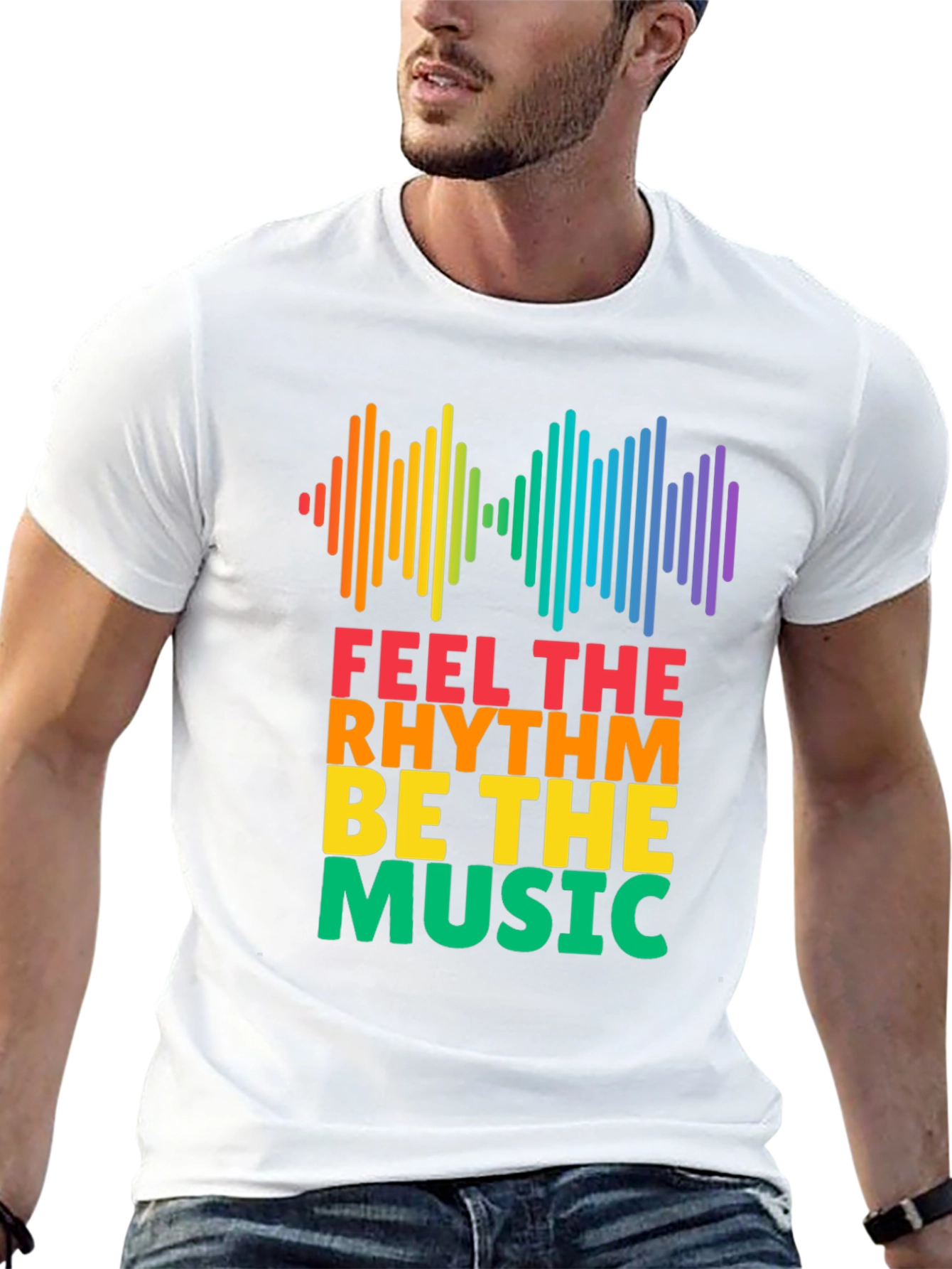 Feel The Rhythm Music T-Shirt