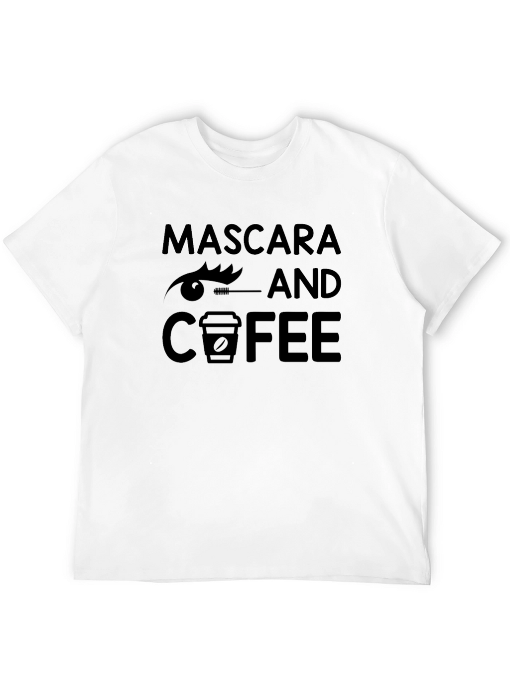 Mascara and Coffee Graphic Tee