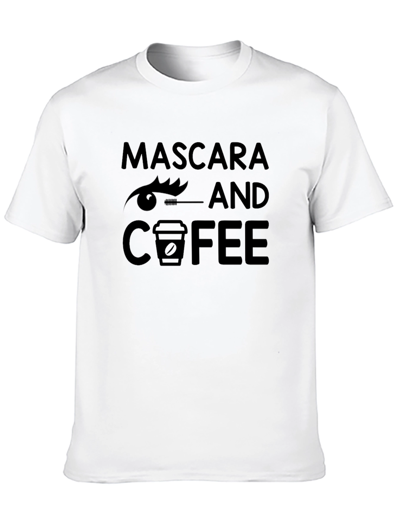 Mascara and Coffee Graphic Tee