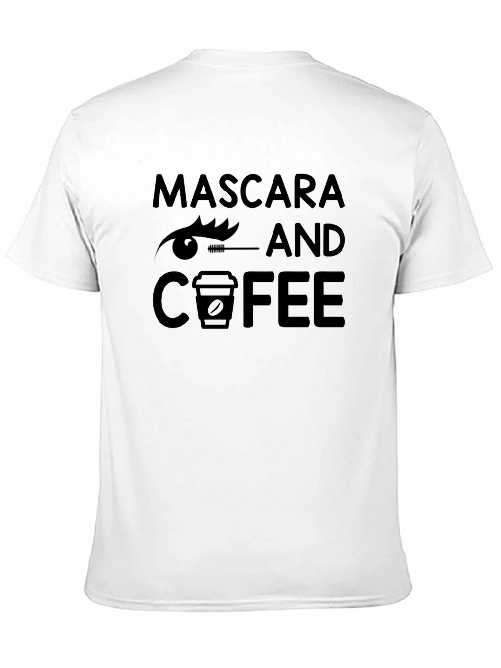 Mascara and Coffee Graphic Tee