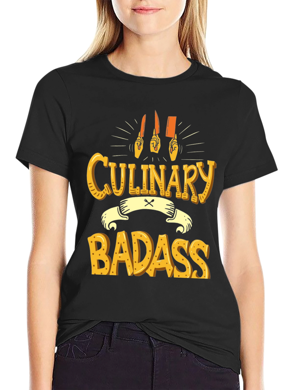 Culinary Badass Black Graphic Tee