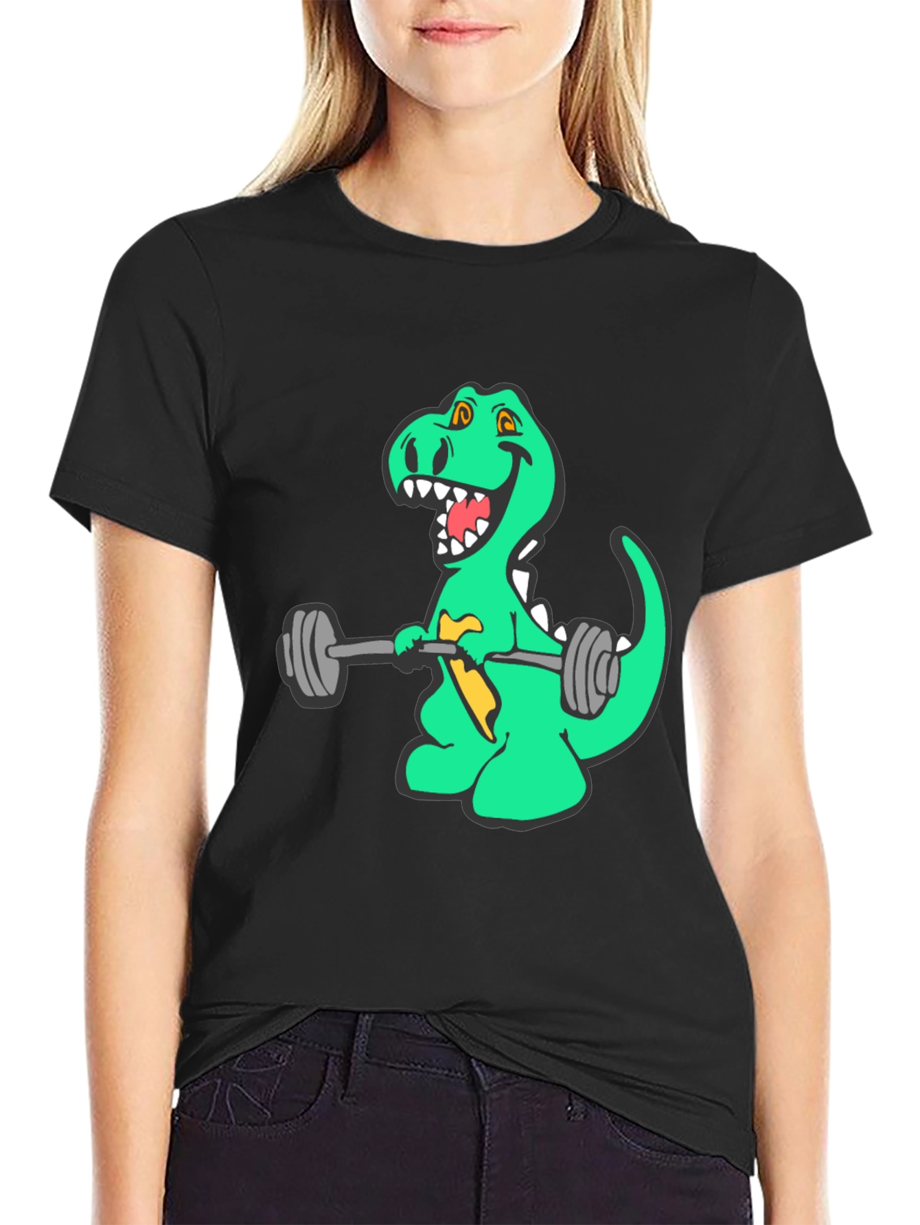 Dino Gains T-Shirt - Funny Workout Tee