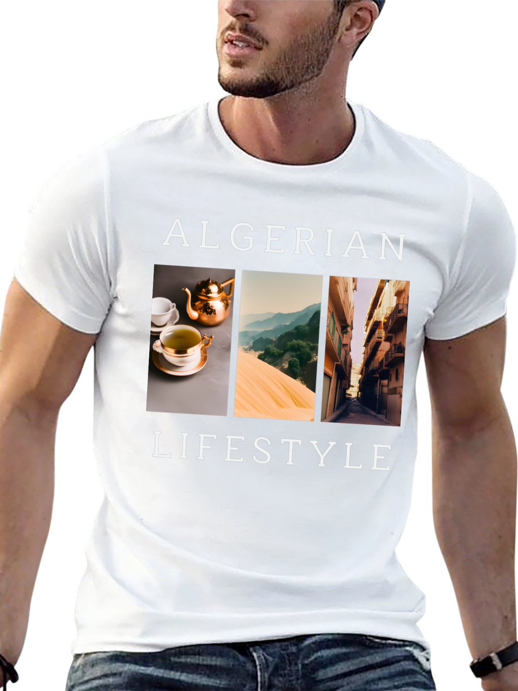 Algerian Lifestyle Black T-Shirt