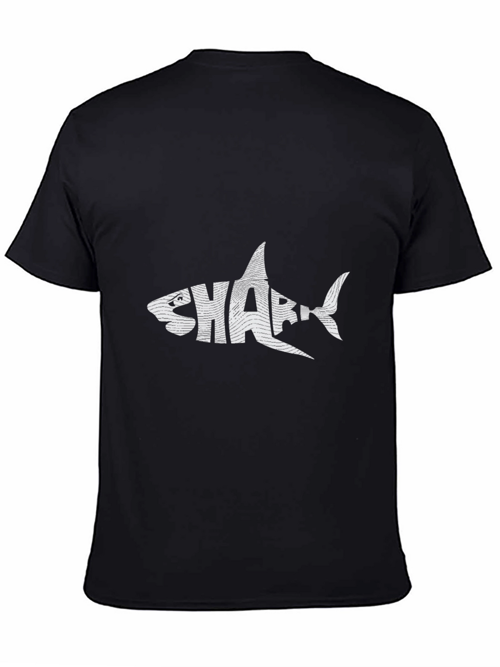 Shark Graphic Tee - Stylish Black T-Shirt