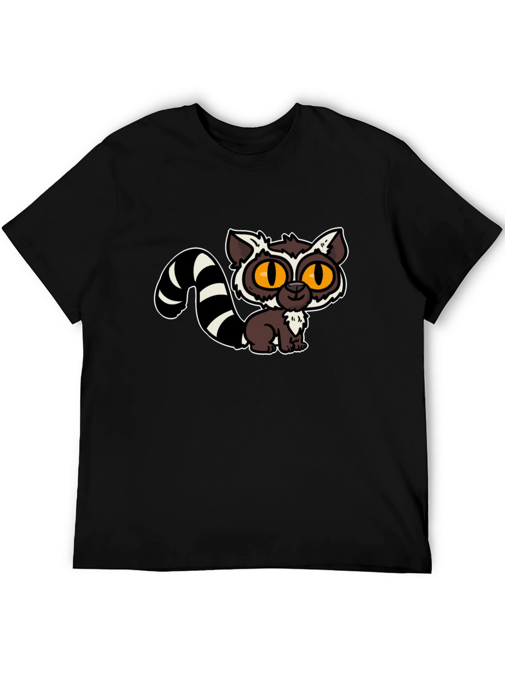 Cute Lemur Cartoon Graphic Tee