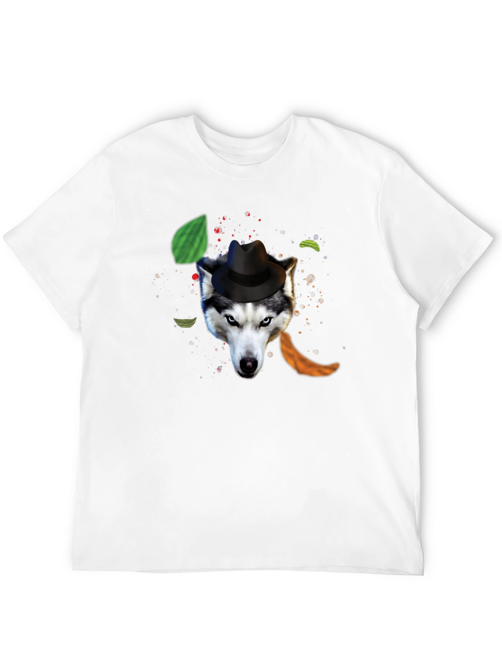 Wolf Gangster Tee - Cool Canine Design