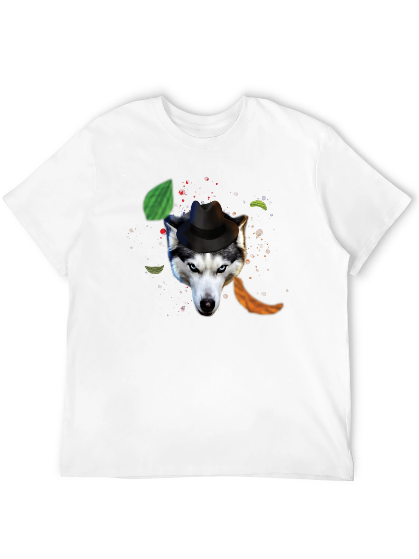 Wolf Gangster Tee - Cool Canine Design