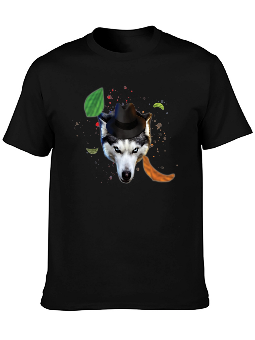 Wolf Gangster Tee - Cool Canine Design