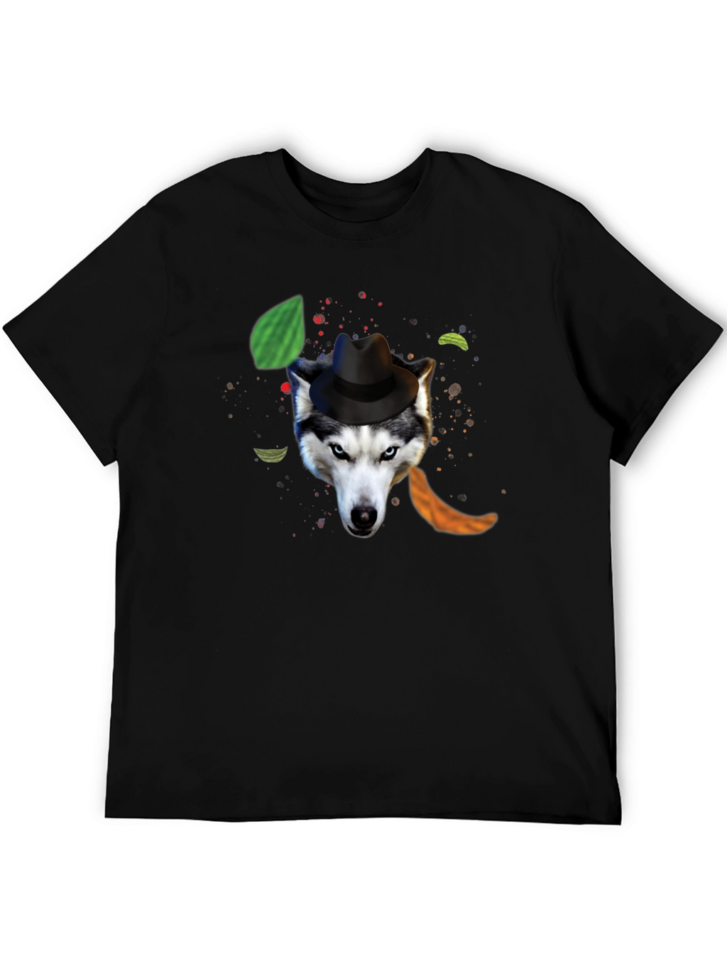 Wolf Gangster Tee - Cool Canine Design