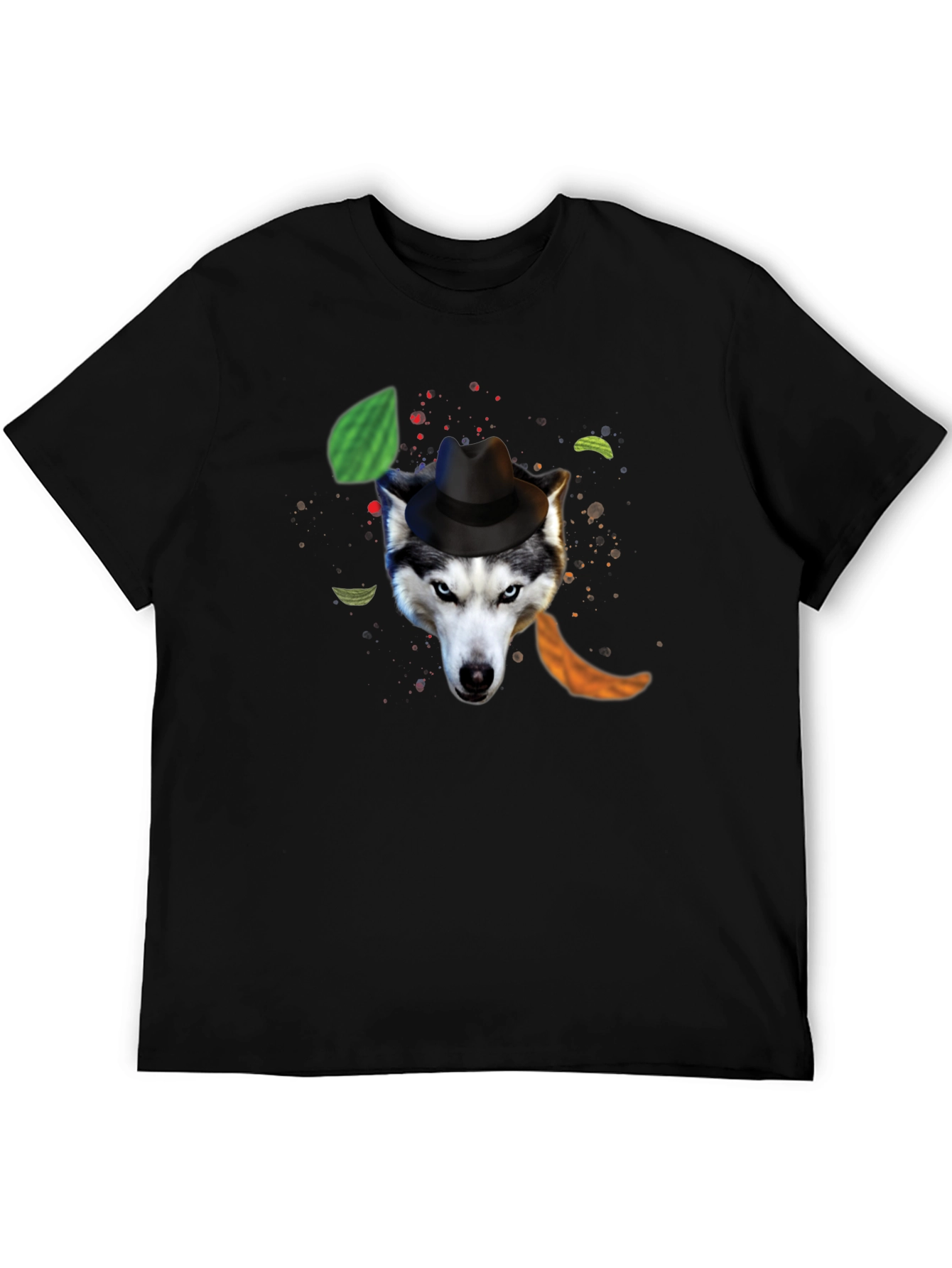 Wolf Gangster Tee - Cool Canine Design