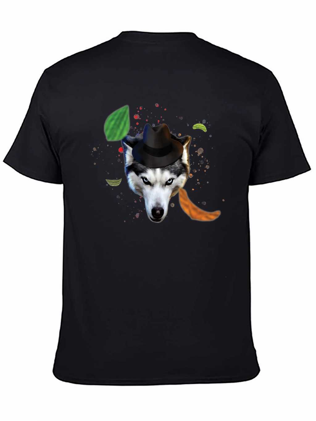 Wolf Gangster Tee - Cool Canine Design