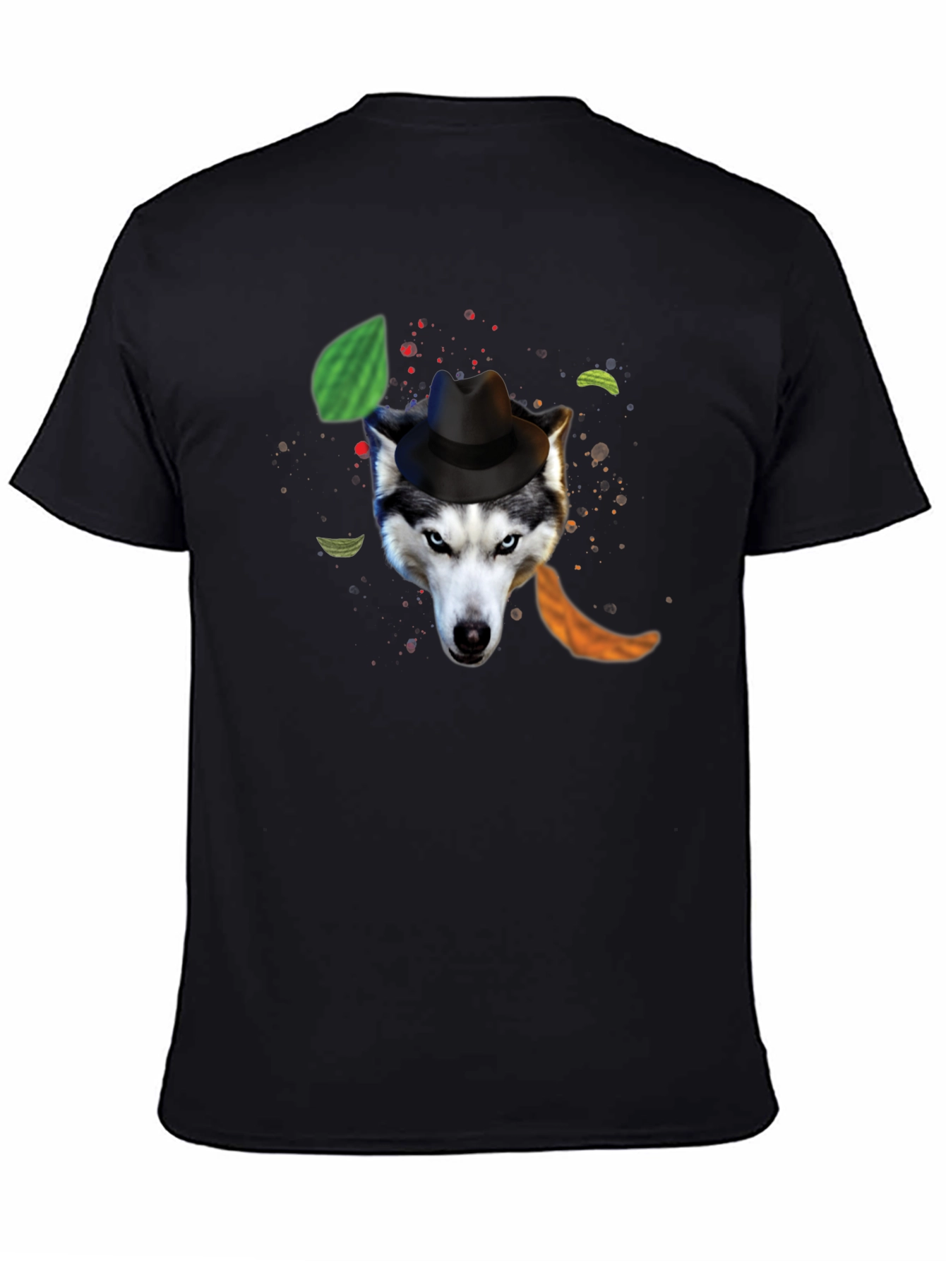 Wolf Gangster Tee - Cool Canine Design