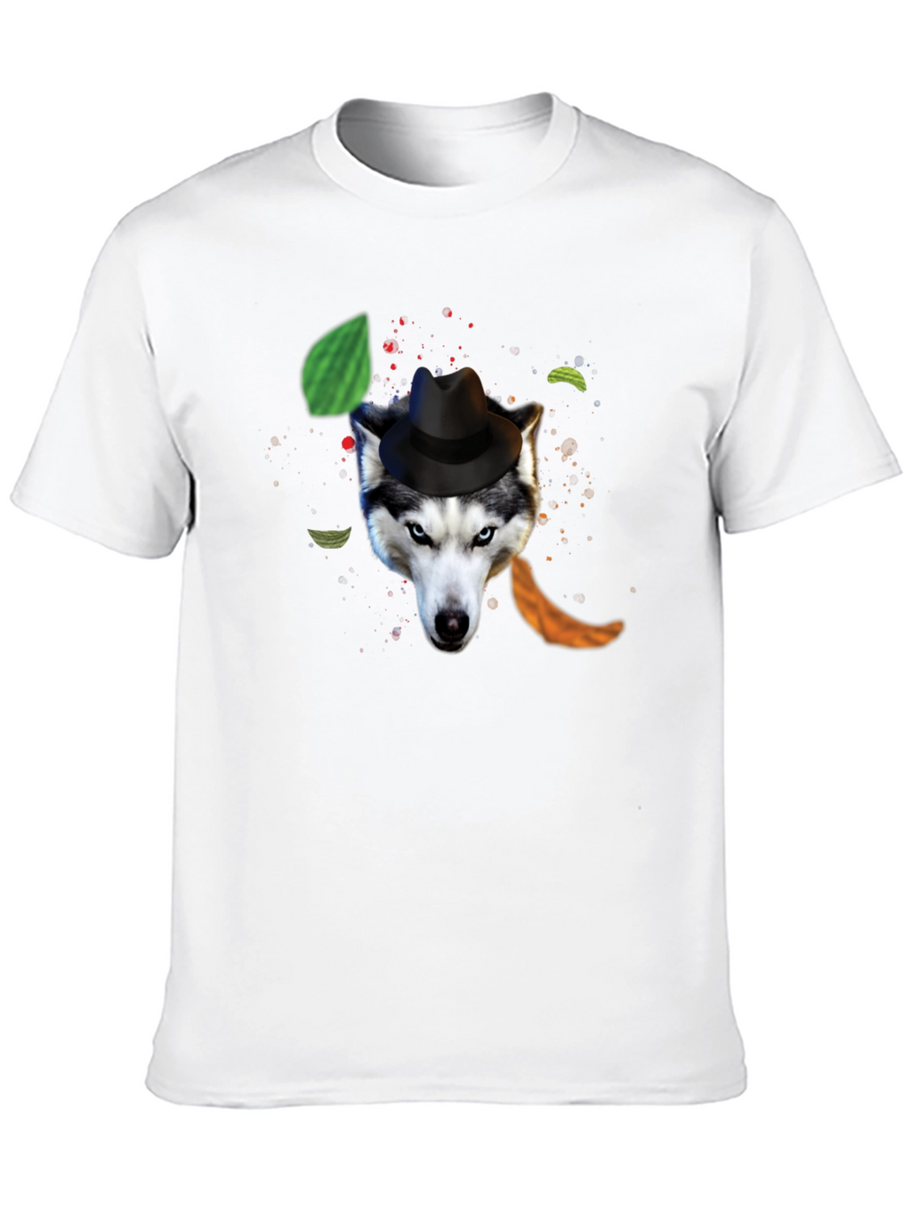 Wolf Gangster Tee - Cool Canine Design