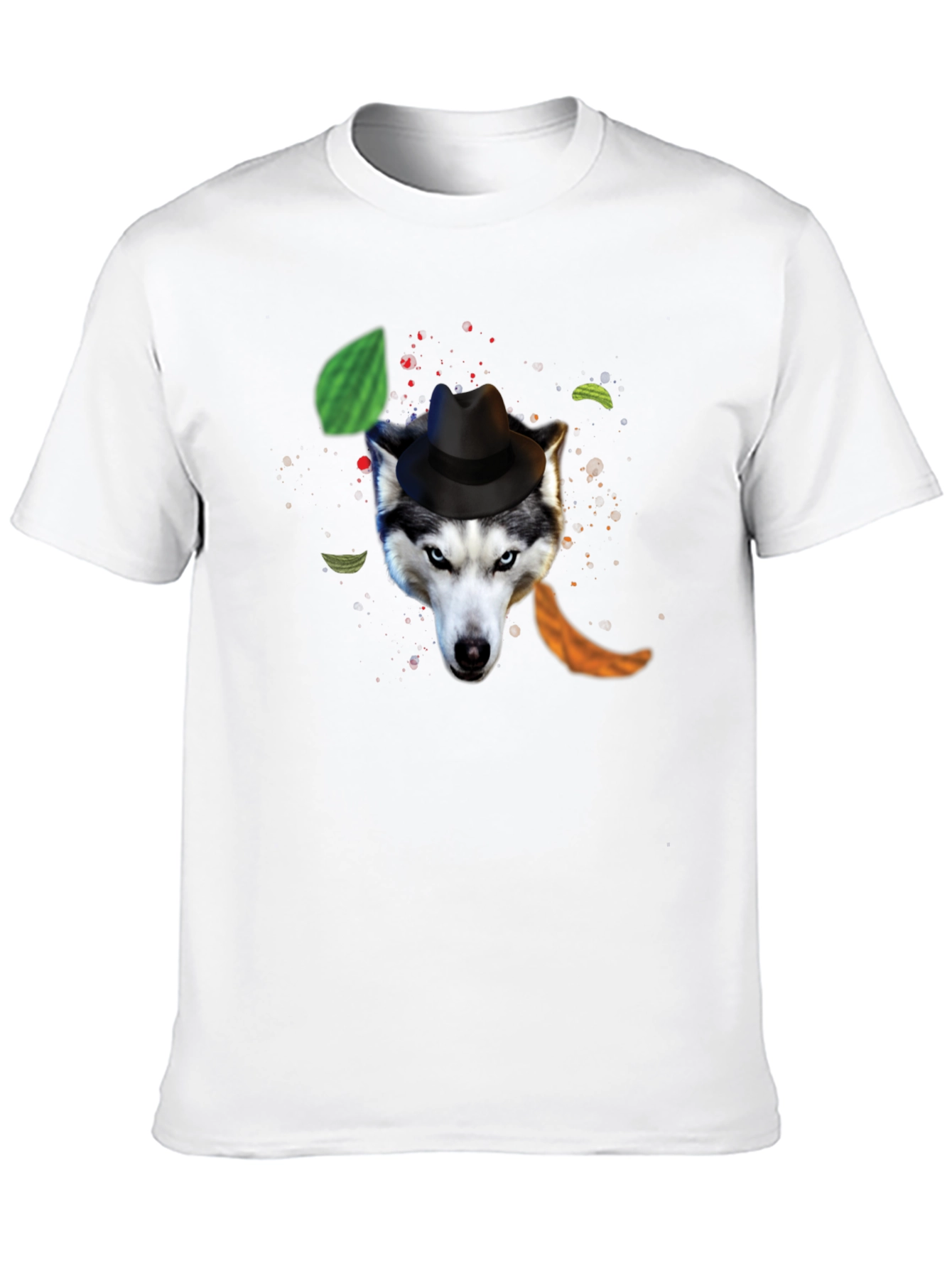 Wolf Gangster Tee - Cool Canine Design