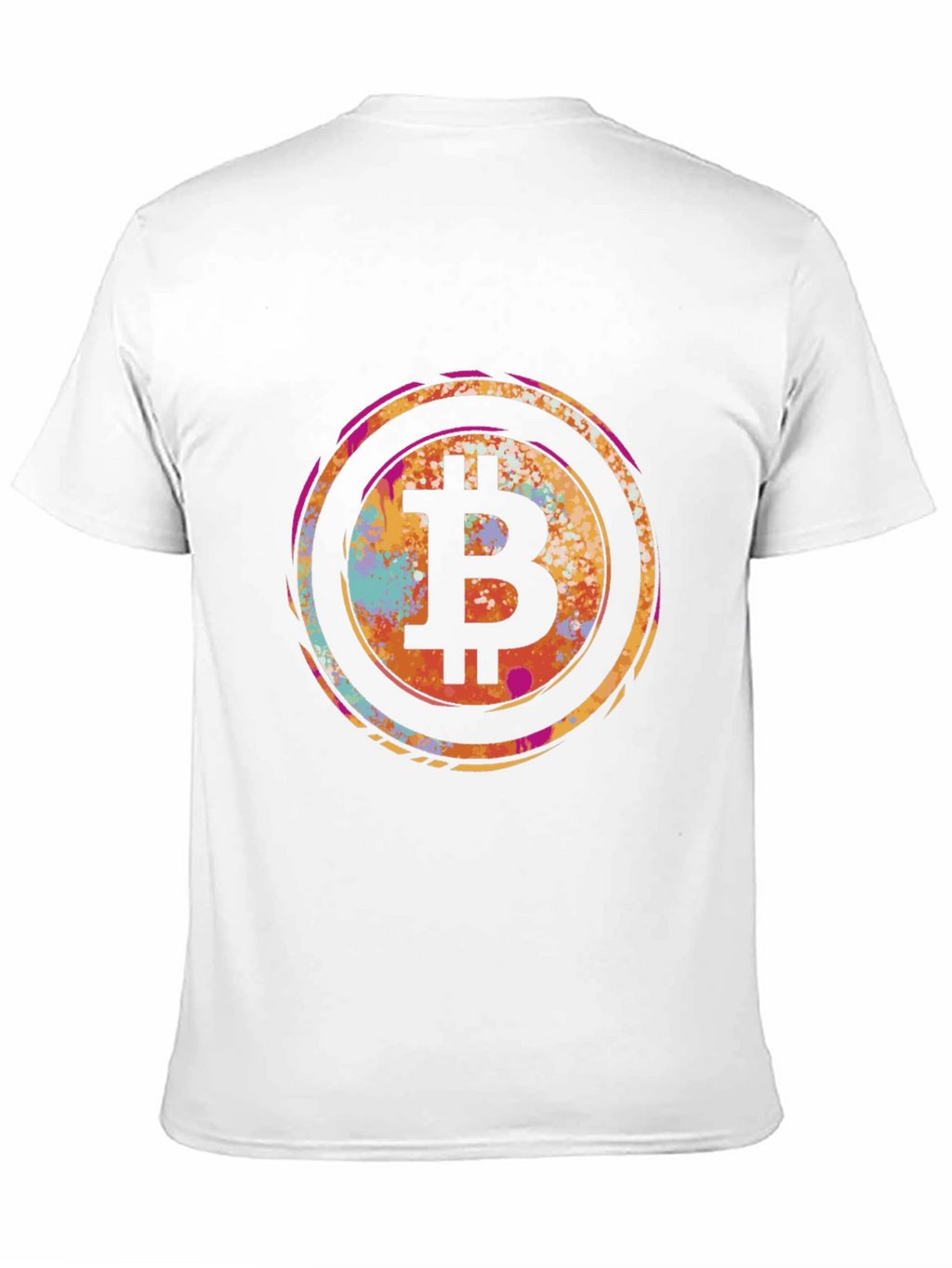 Bitcoin Splash Graphic Tee - Crypto Fashion