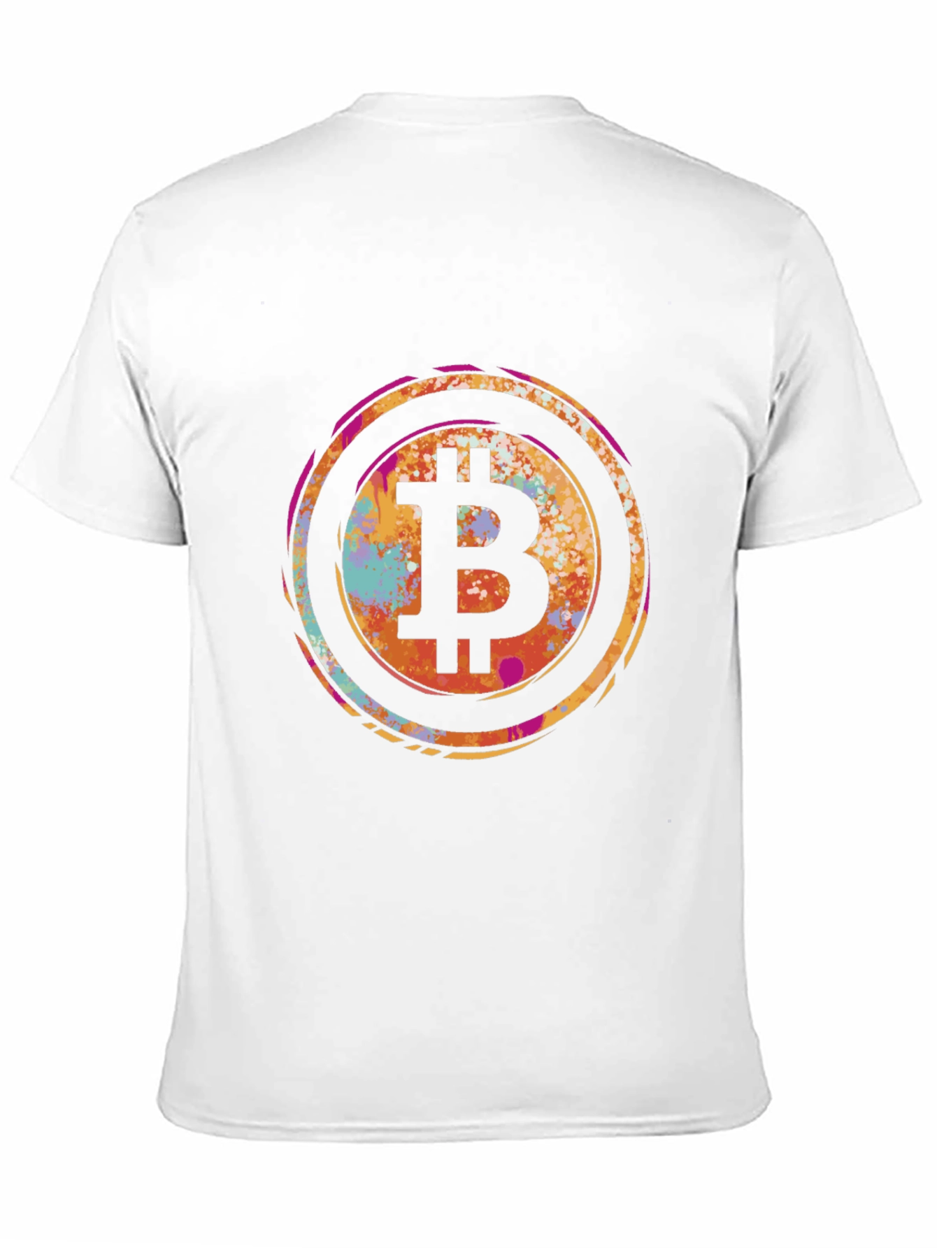 Bitcoin Splash Graphic Tee - Crypto Fashion