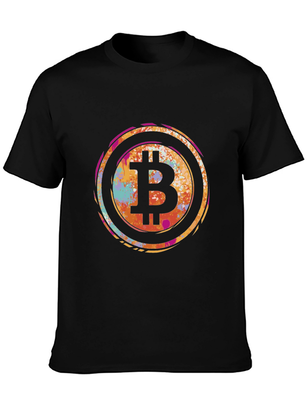 Bitcoin Splash Graphic Tee - Crypto Fashion