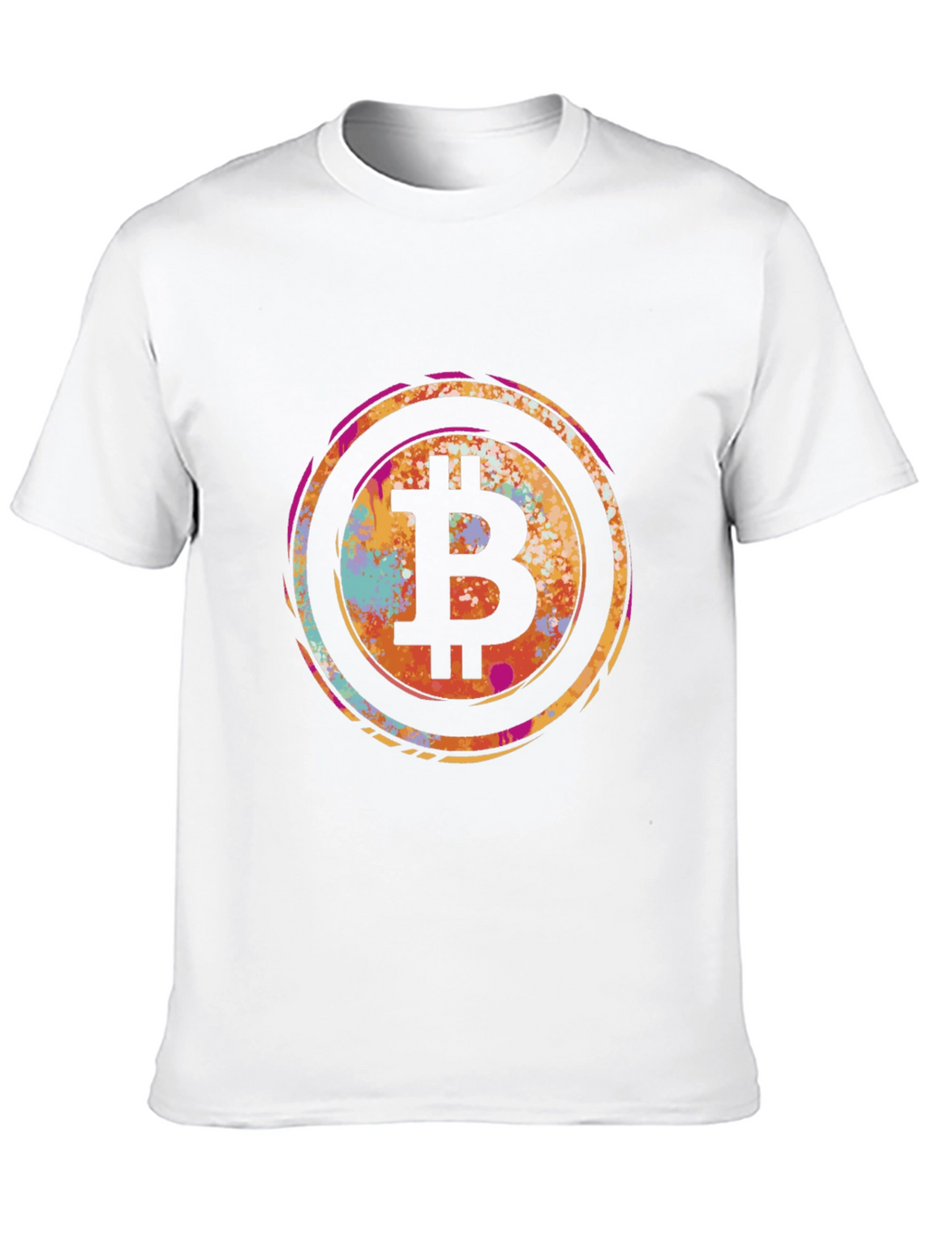 Bitcoin Splash Graphic Tee - Crypto Fashion