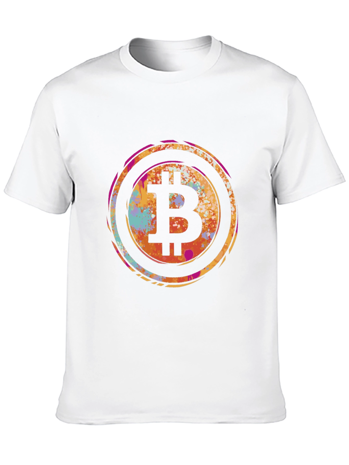 Bitcoin Splash Graphic Tee - Crypto Fashion