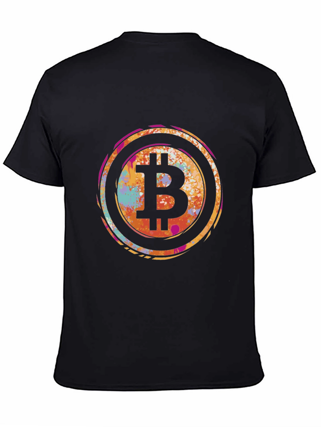 Bitcoin Splash Graphic Tee - Crypto Fashion