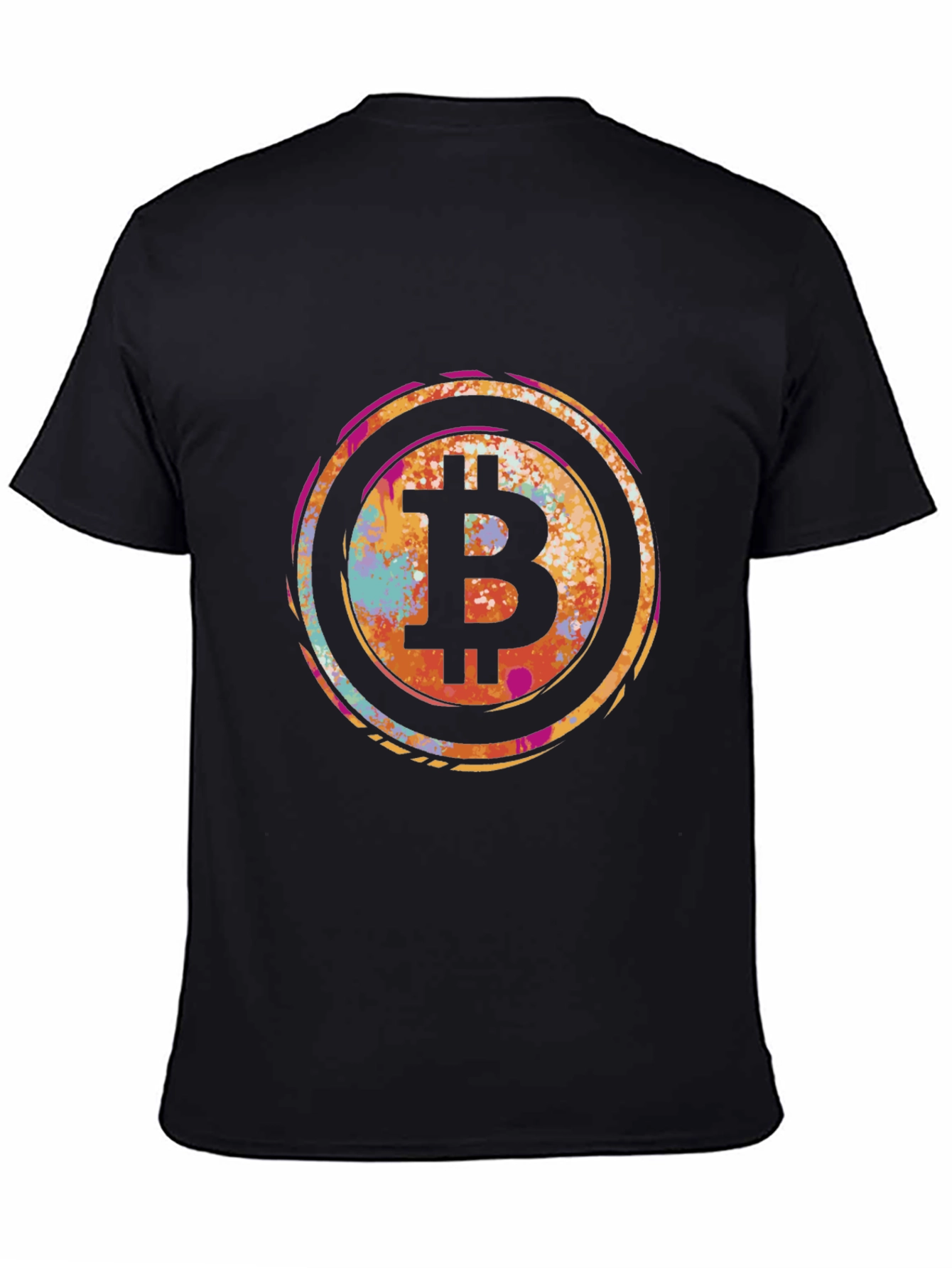 Bitcoin Splash Graphic Tee - Crypto Fashion