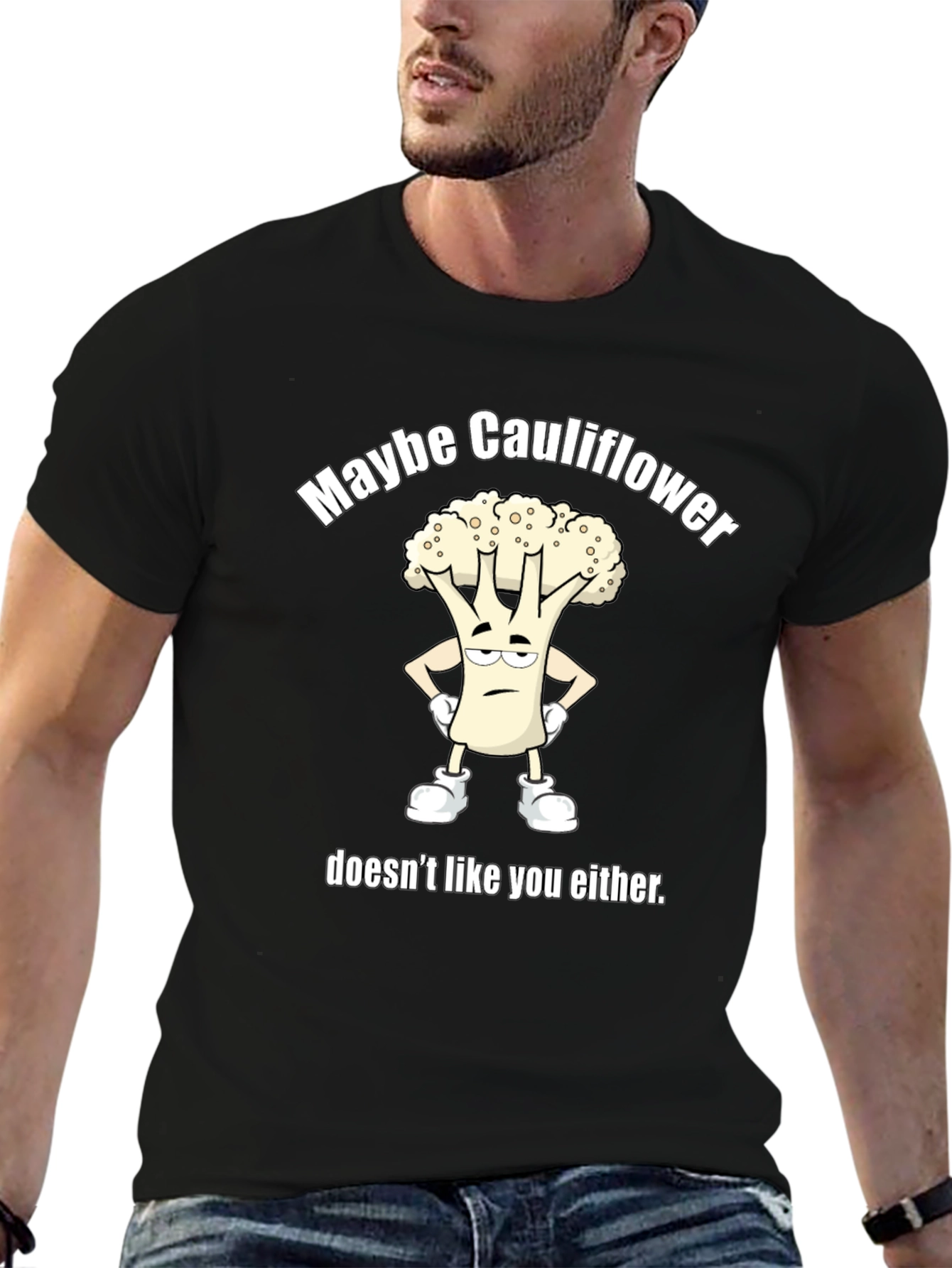 Funny Cauliflower Graphic T-Shirt