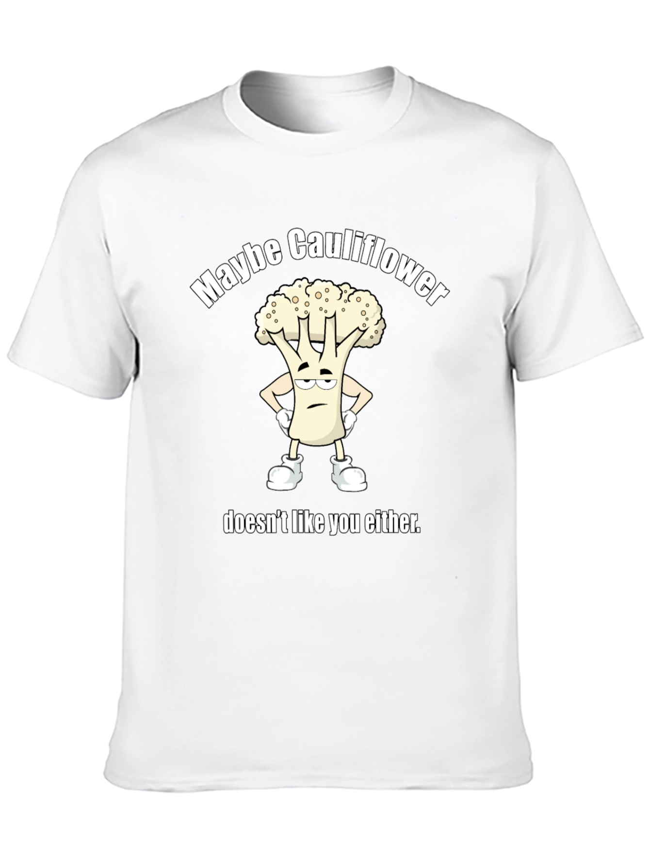 Funny Cauliflower Graphic T-Shirt