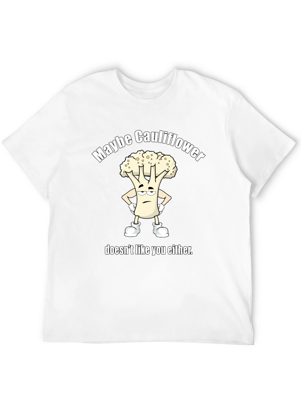 Funny Cauliflower Graphic T-Shirt
