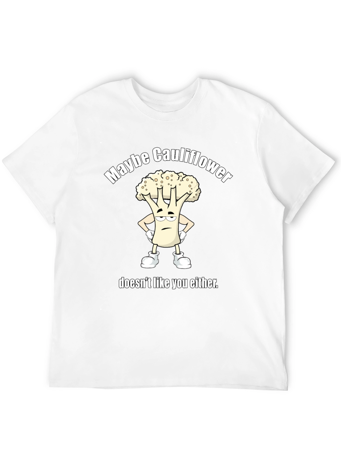 Funny Cauliflower Graphic T-Shirt