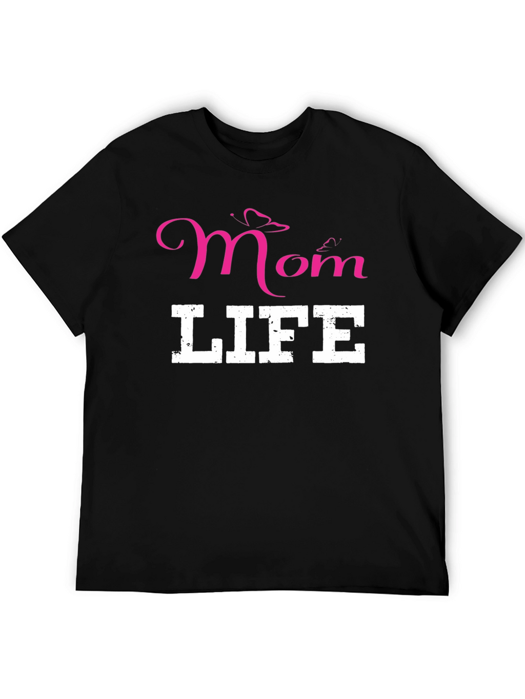 Mom Life Graphic Tee - Black
