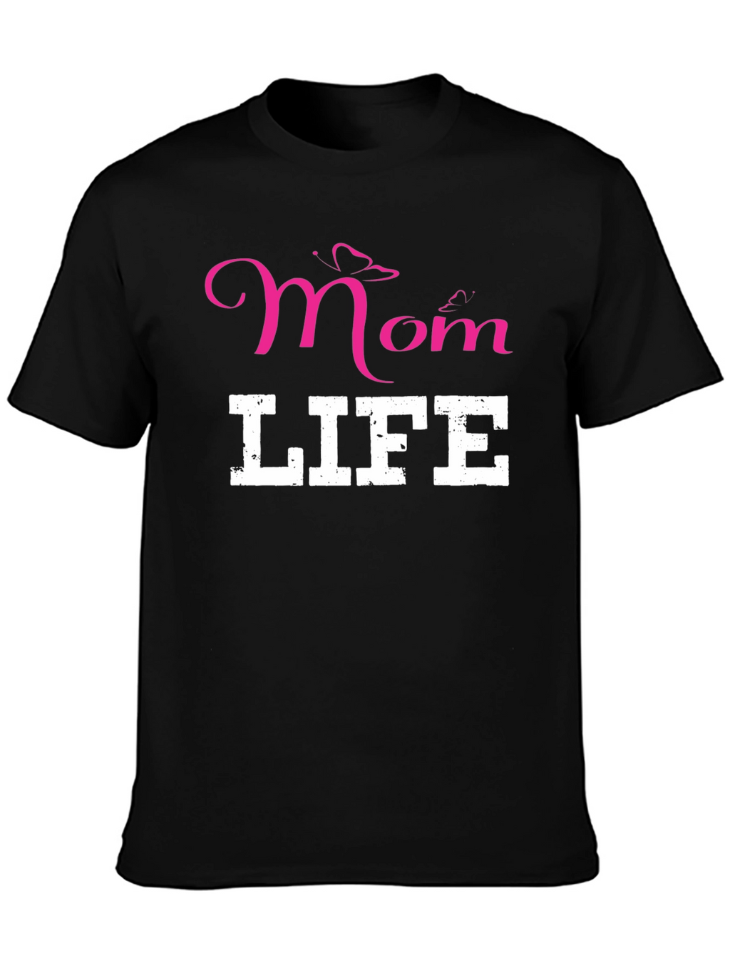 Mom Life Graphic Tee - Black