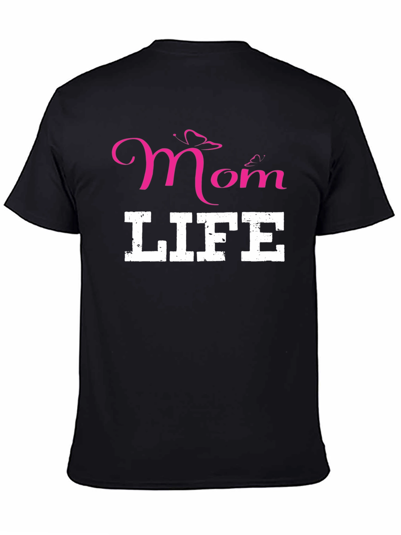 Mom Life Graphic Tee - Black