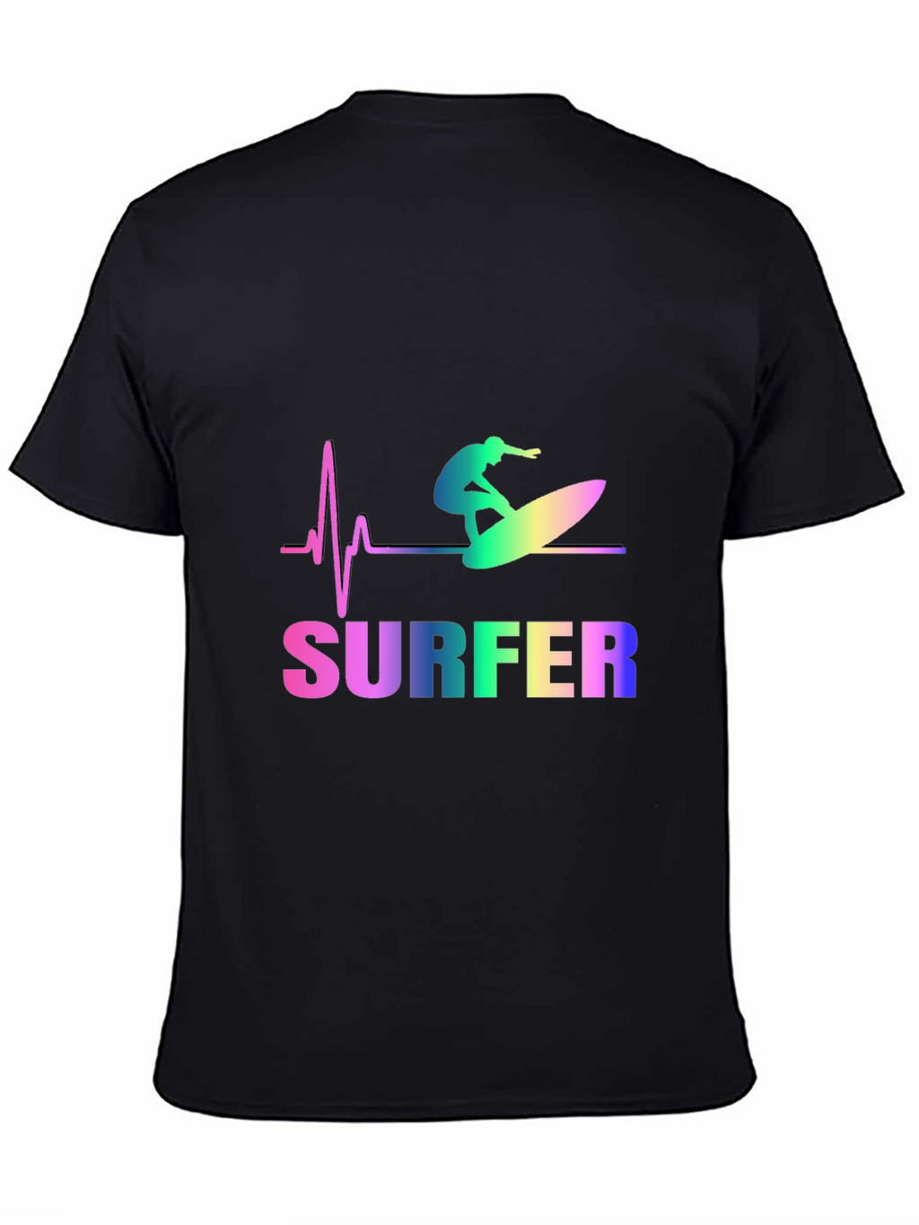 Surfer Heartbeat Graphic Tee