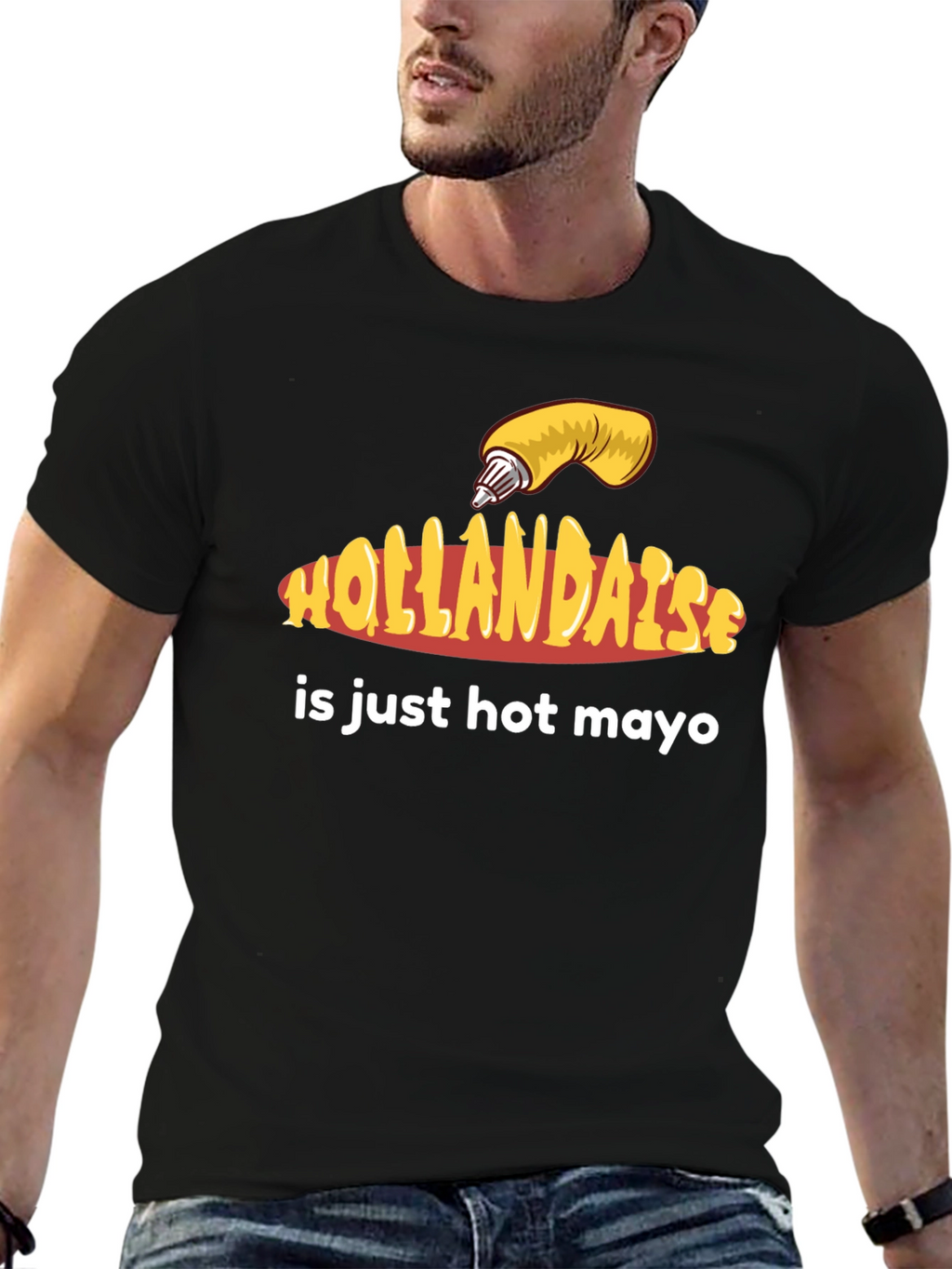 Hollandaise Hot Mayo T-Shirt - Funny Foodie Tee