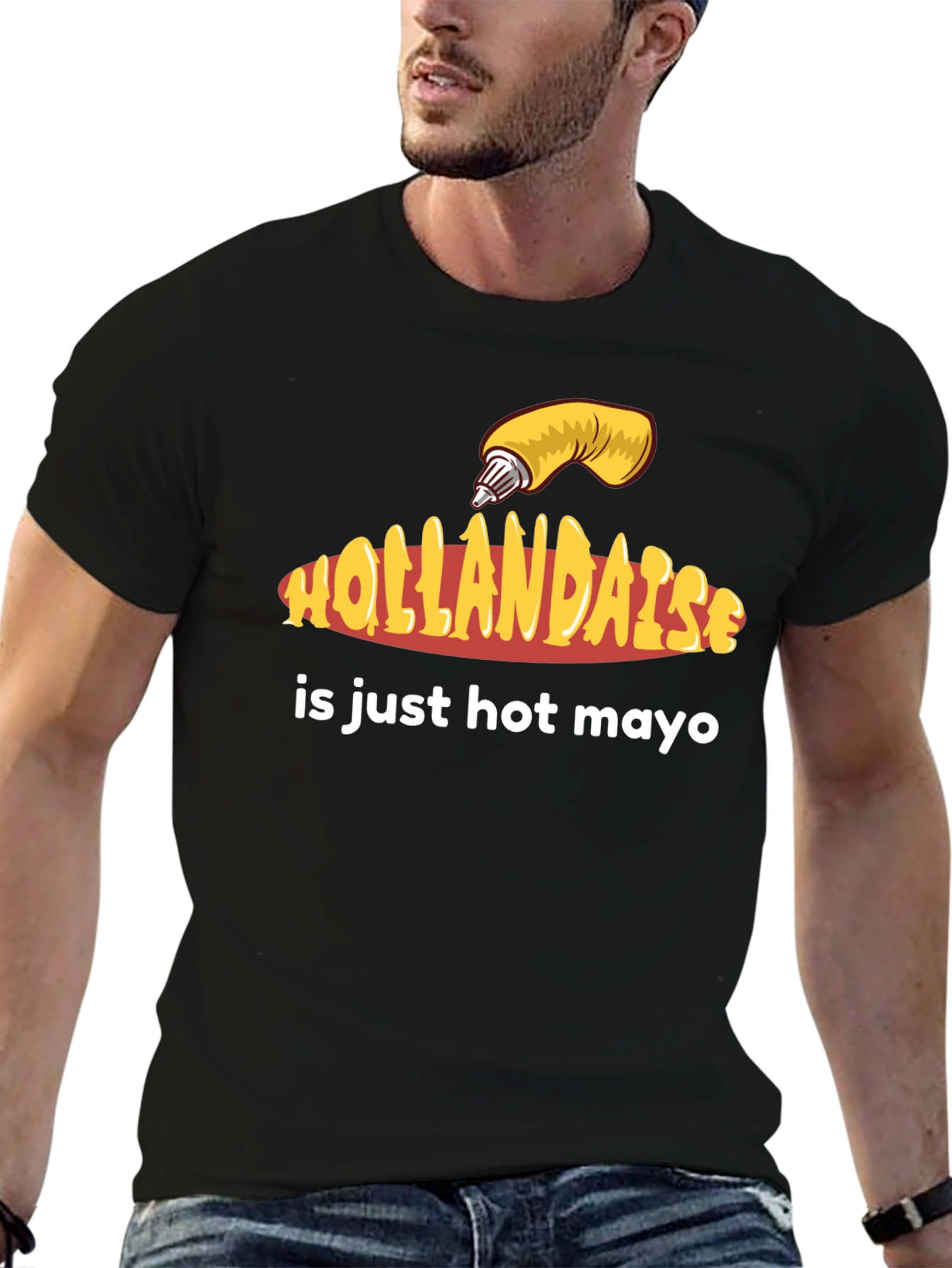 Hollandaise Hot Mayo T-Shirt - Funny Foodie Tee