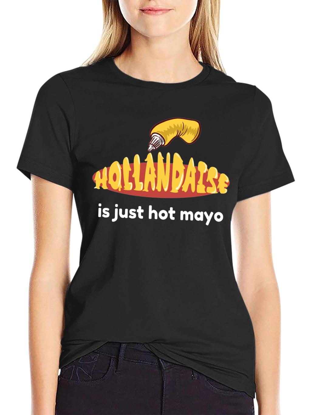 Hollandaise Hot Mayo T-Shirt - Funny Foodie Tee