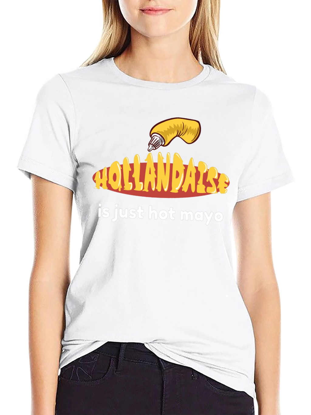 Hollandaise Hot Mayo T-Shirt - Funny Foodie Tee
