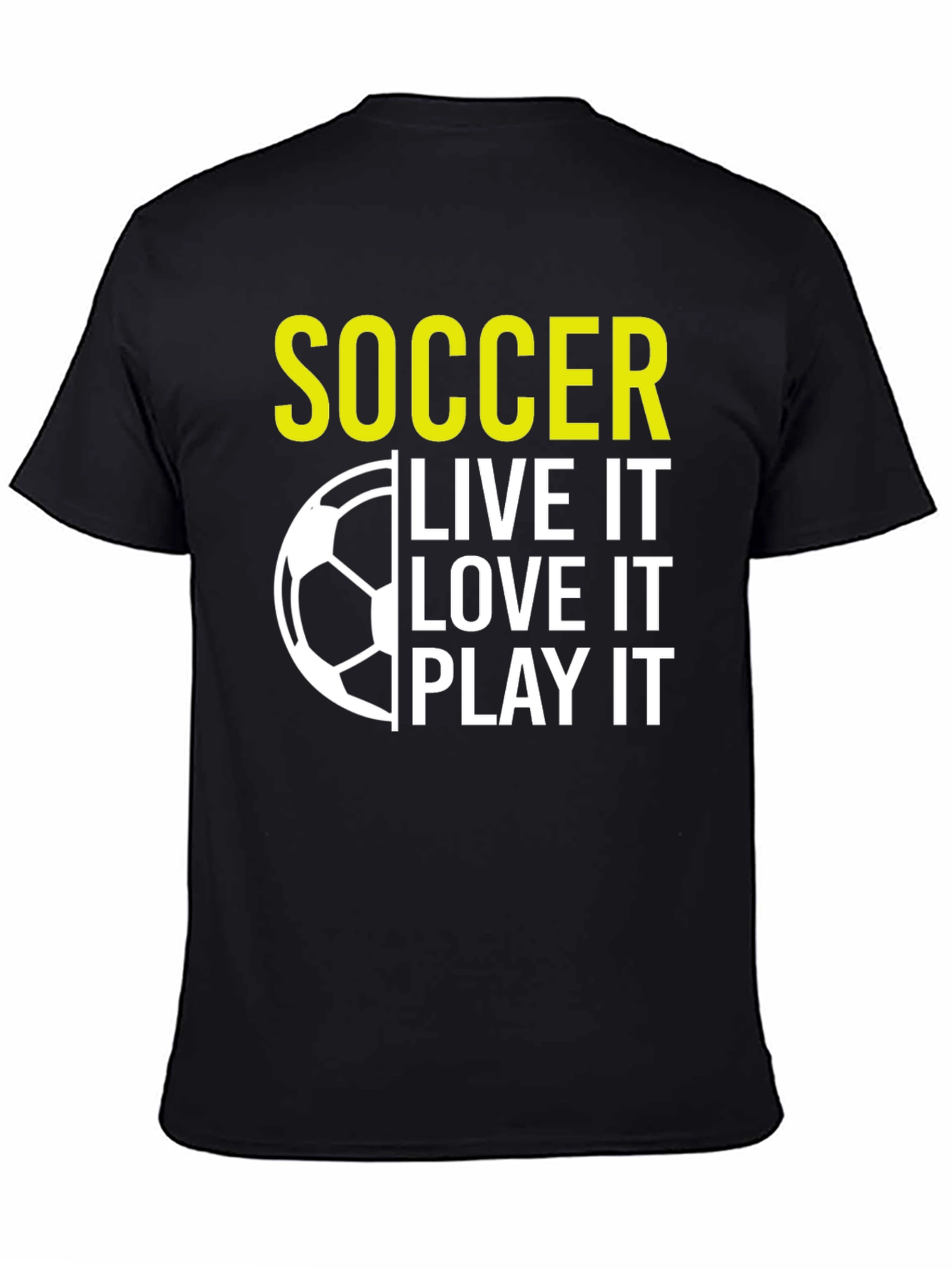 Soccer Live It Love It Play It Graphic T-Shirt